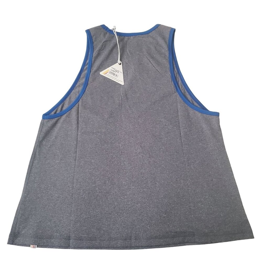 Marine Layer Liza sport tank top womens size medium Gray round neck activewear - Picture 4 of 9